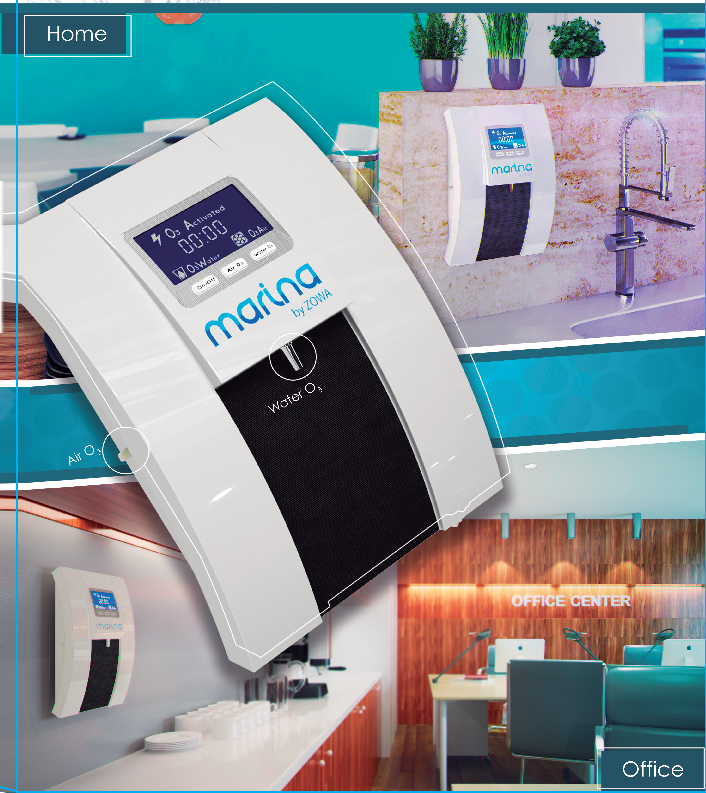 Ozone Machine Multi-function Ozone Generator for Water/Air for Hotel,Home,Office Use - NANBAI